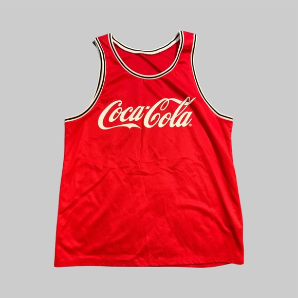 Veste Coca-Cola Vintage Jeux Olympiques USA 1996 - Taille M - Rouge Satin - Occasion